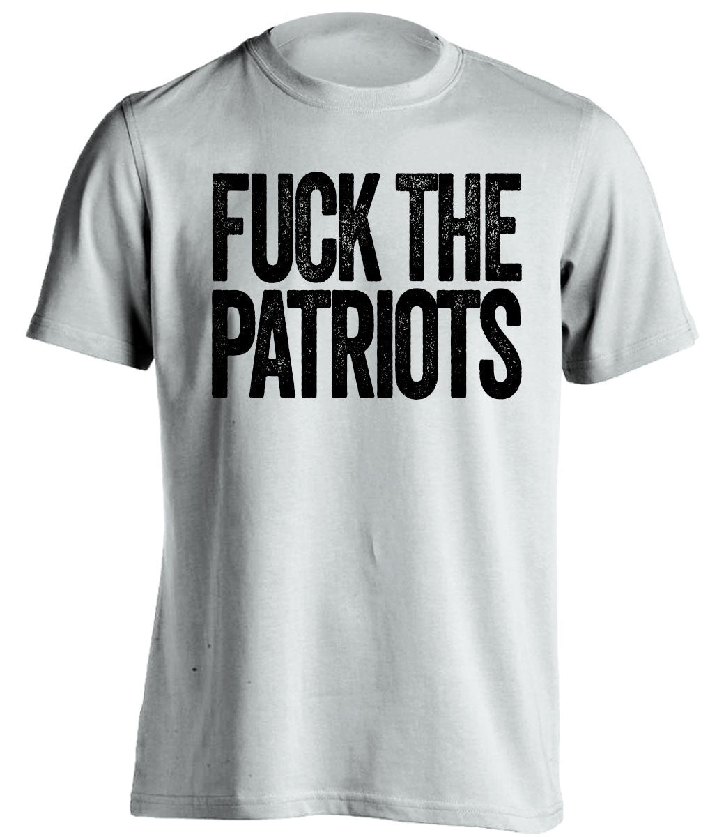 FUCK THE PATRIOTS Oakland Raiders white Shirt