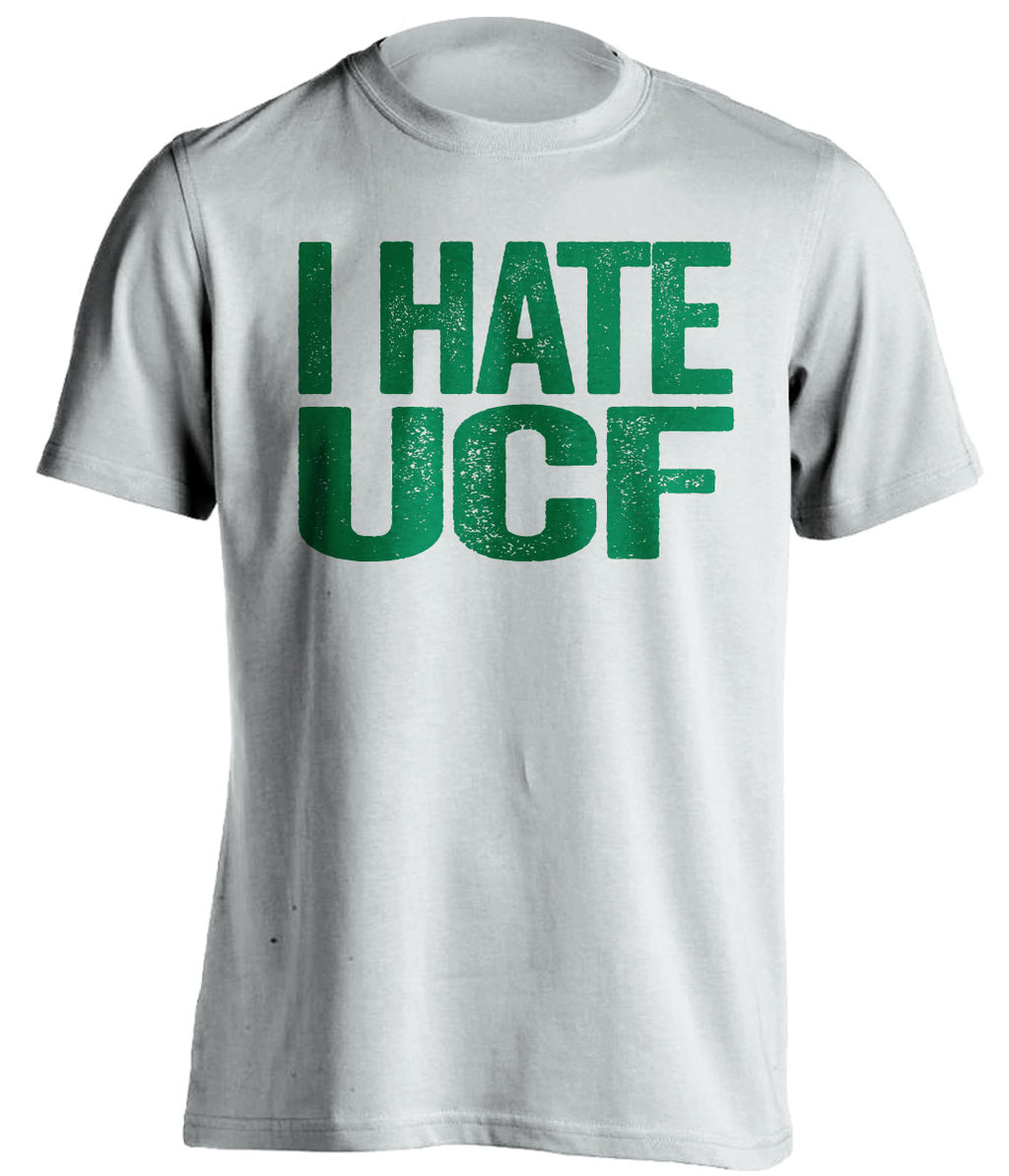 i hate ucf white tshirt for usf bulls fans 