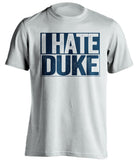 I Hate Duke - Pittsburgh Panthers Fan T-Shirt - Box Design - Beef Shirts