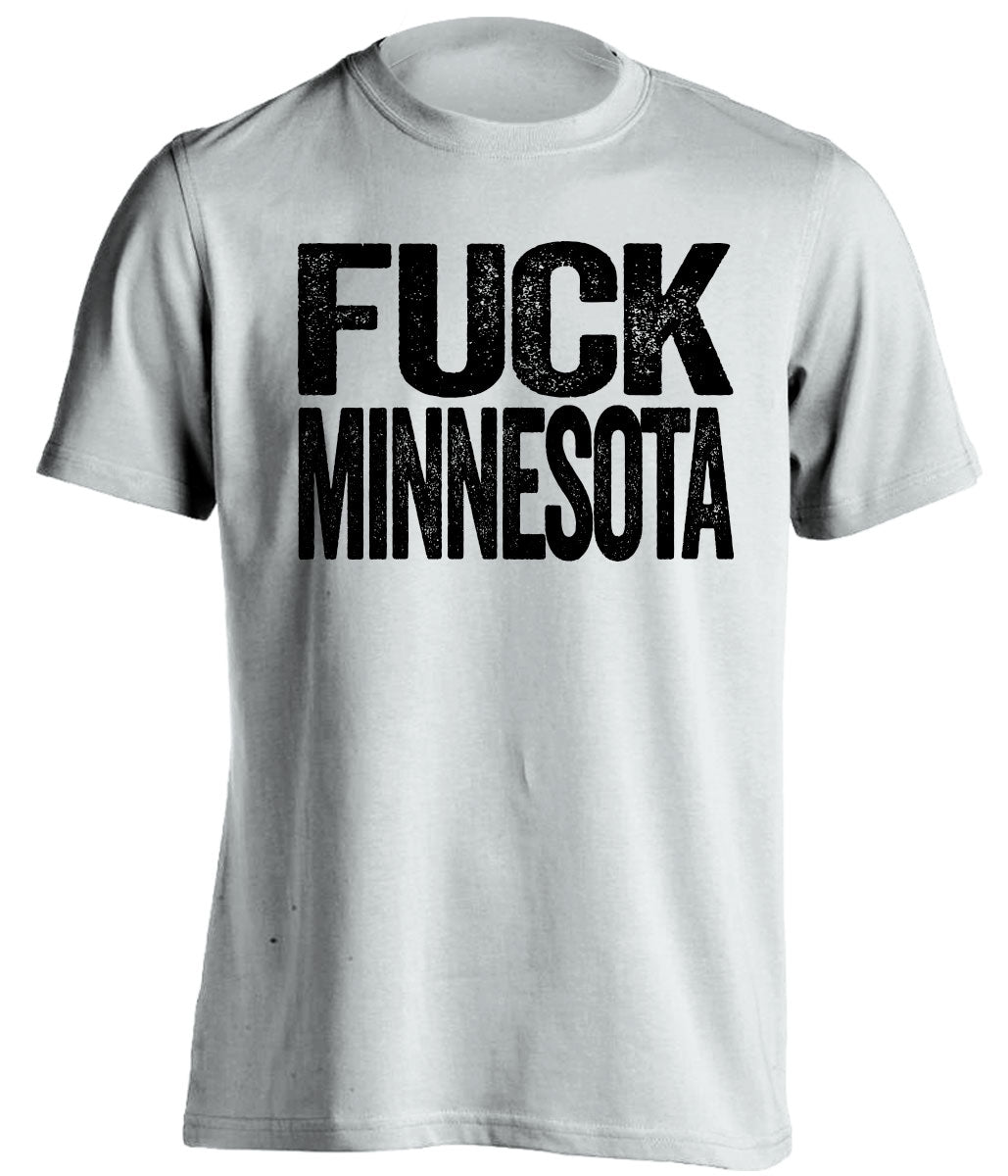 fuck minnesota iowa hawkeyes white tshirt uncensored