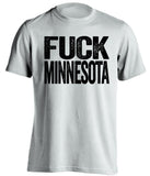 fuck minnesota iowa hawkeyes white tshirt uncensored