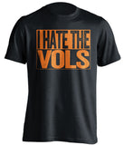 i hate the vols black and orange tshirt