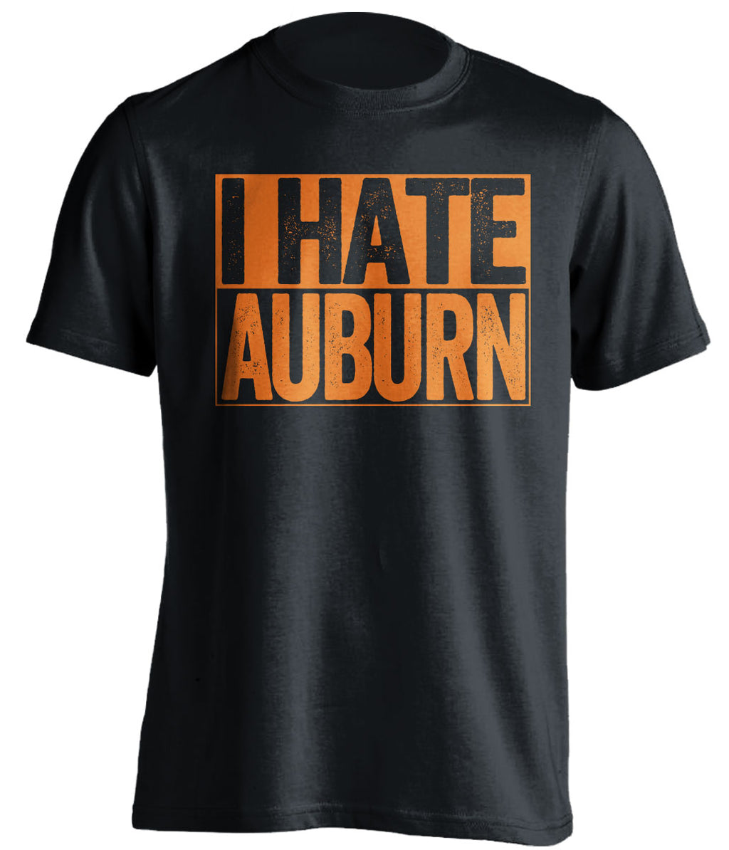 i hate auburn florida gators fan black shirt