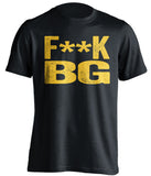 fuck bg bgsu censored black tshirt for toledo fans