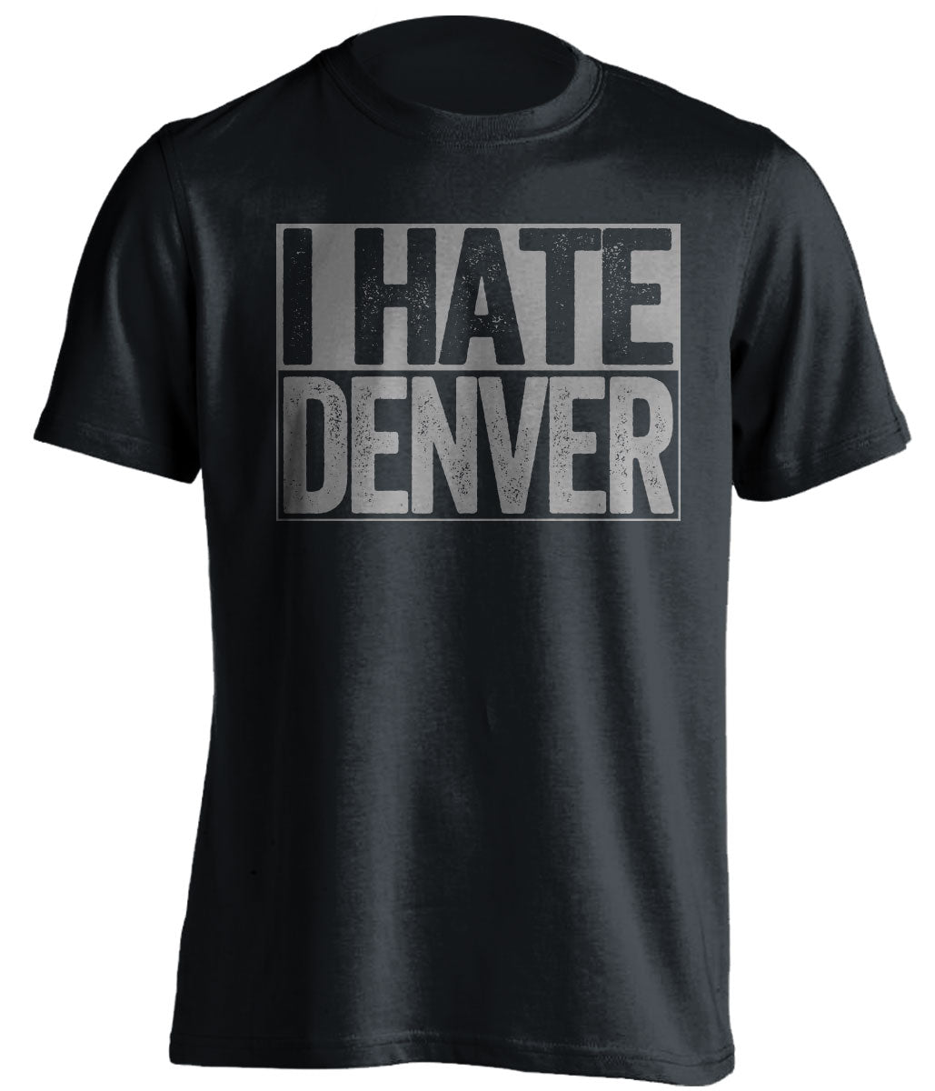 i hate denver broncos dallas cowboys fan black shirt