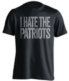 I Hate The Patriots Oakland Raiders black Shirt
