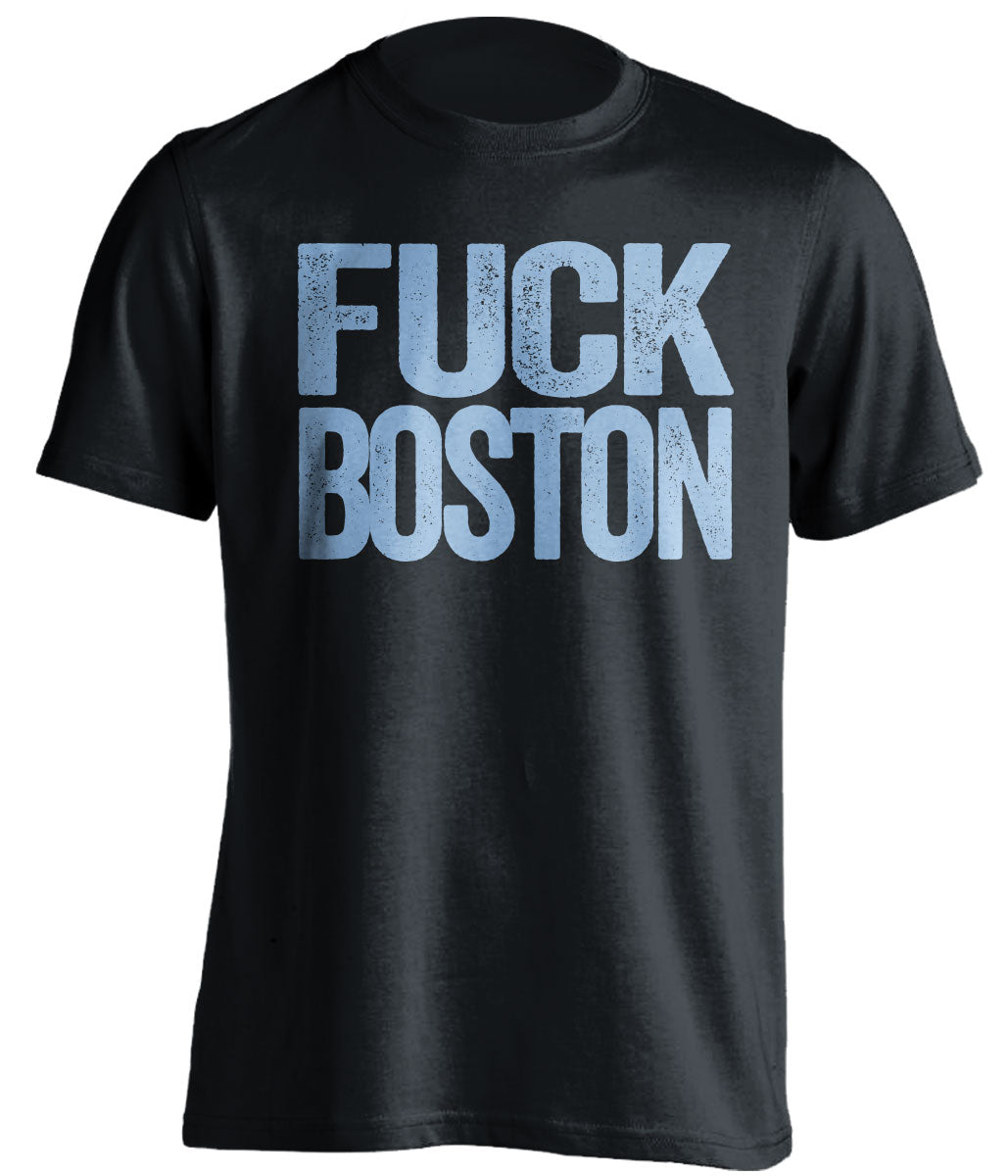 fuck boston uncensored black tshirt maine bears fans