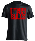 i hate the bulls black shirt detroit pistons fan