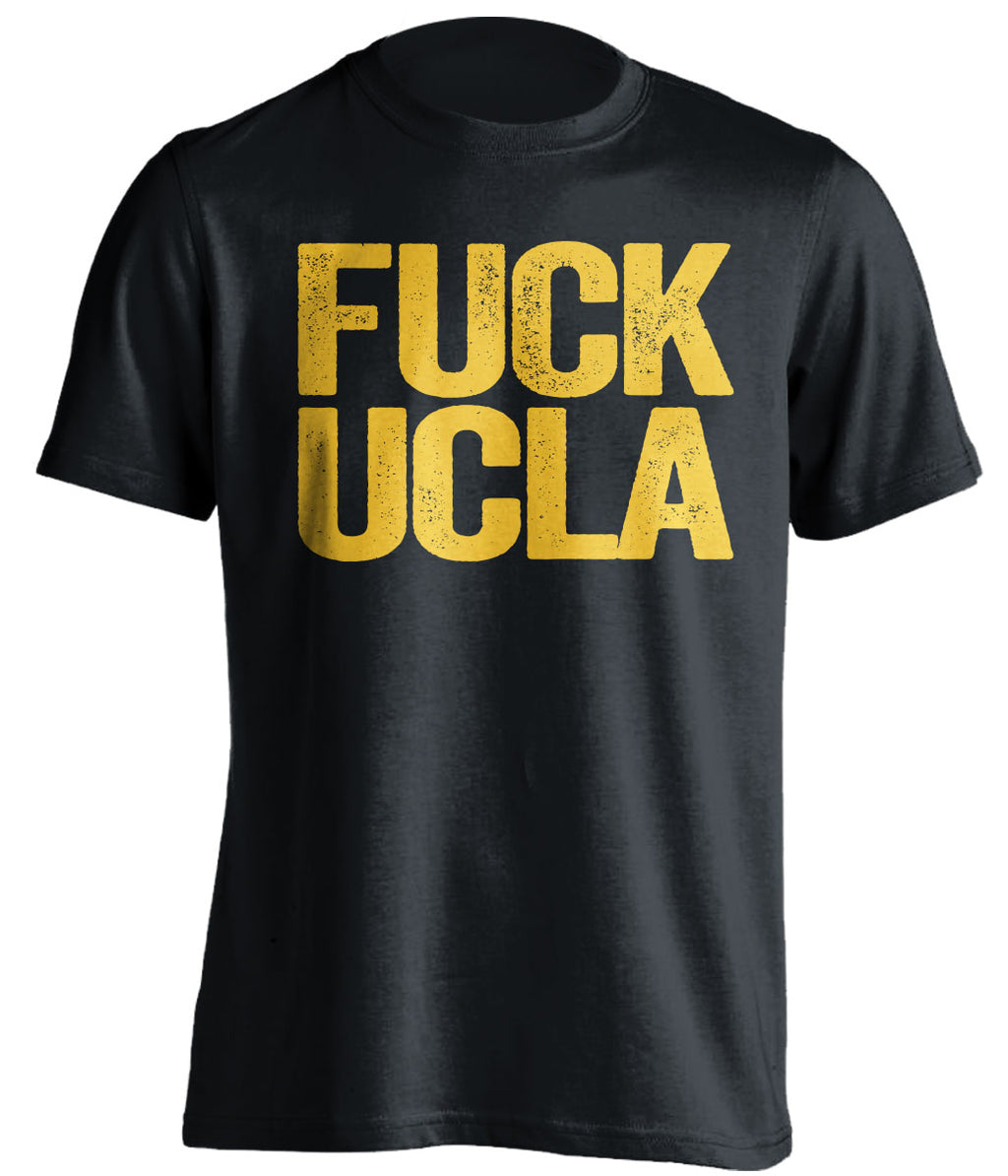 fuck ucla uncensored black tshirt cal bears fan