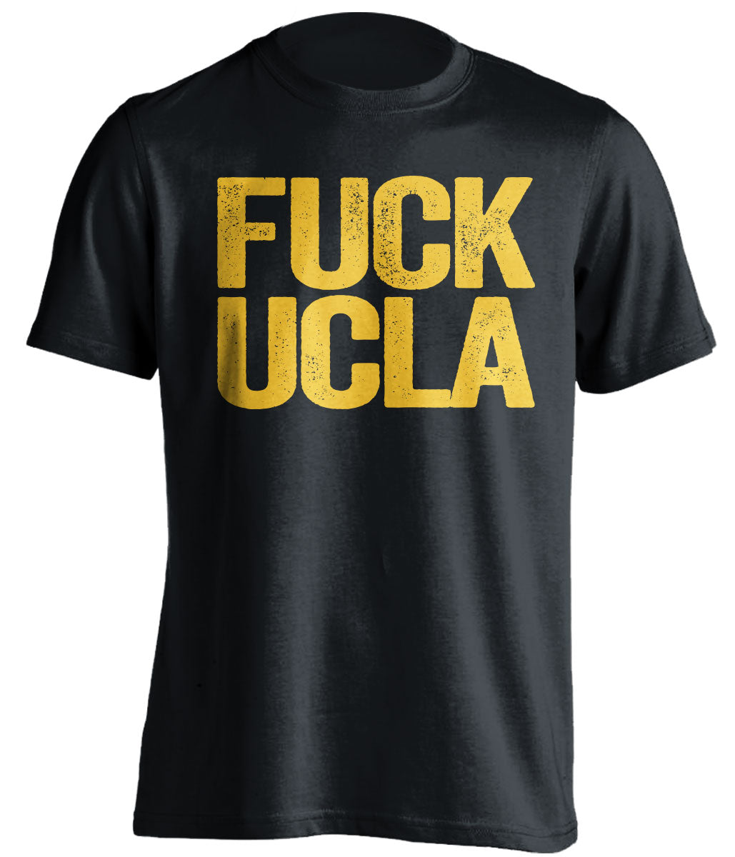 fuck ucla uncensored black tshirt cal bears fan