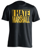 i hate marshall black shirt for wvu fans