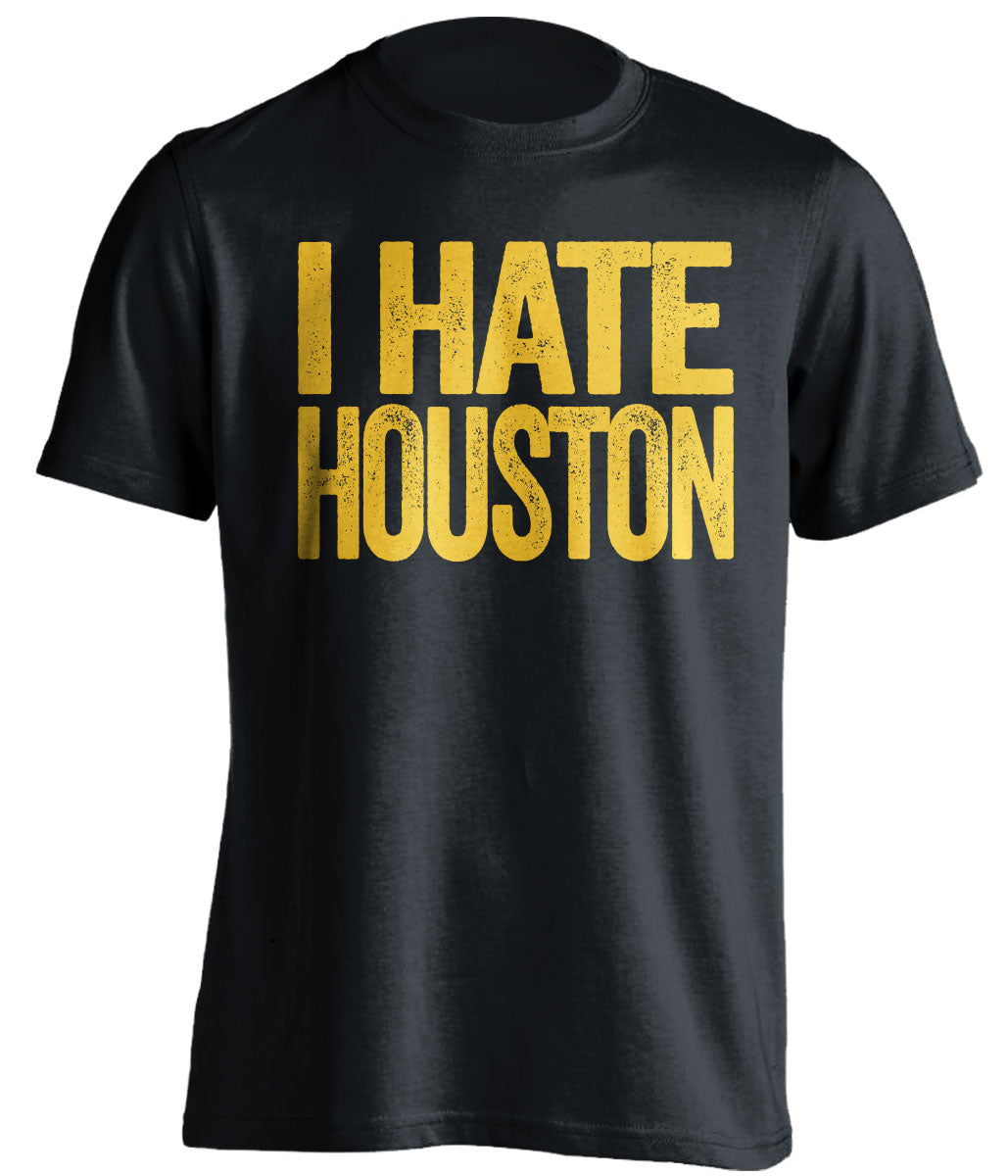 i hate houston rockets utah jazz black tshirt