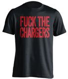 kansas city chiefs black shirt fuck the chargers uncensored