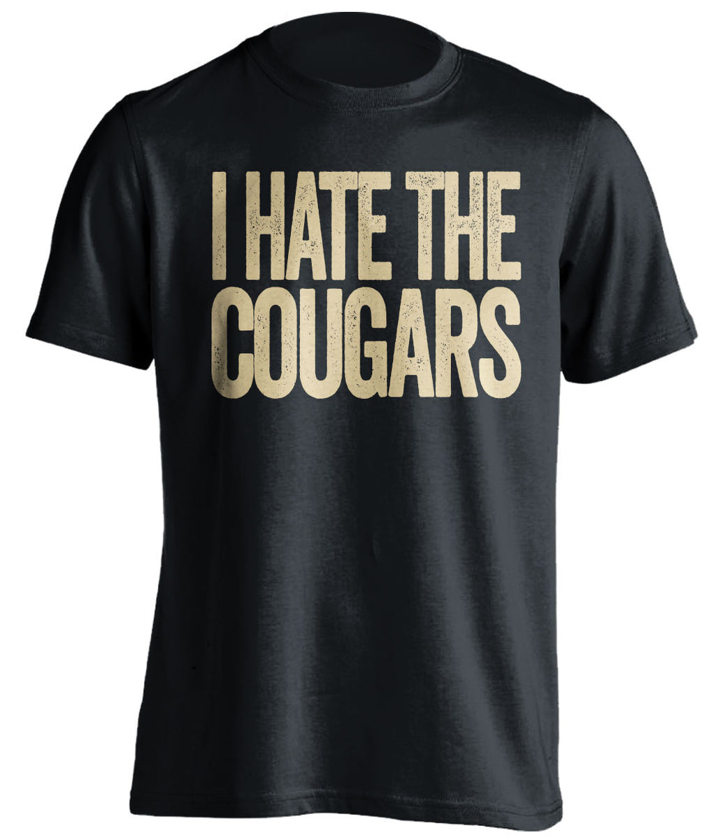 I Hate The Cougars Washington Huskies black Shirt