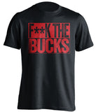 fuck the bucks miami heat bulls black shirt censored