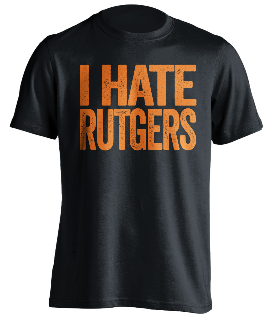 i hate rutgers black tshirt for princeton fans
