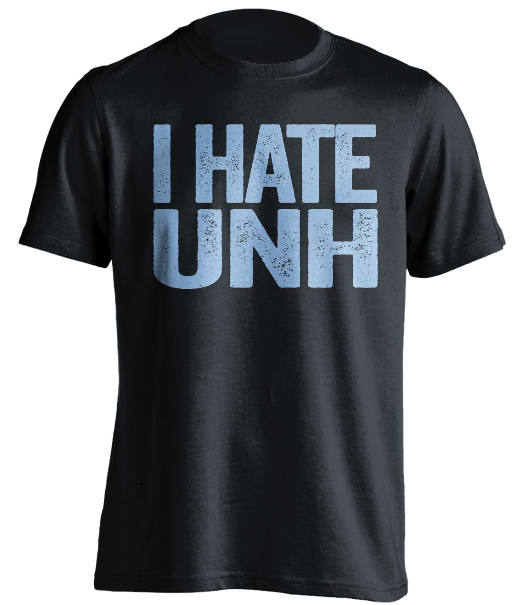 i hate unh black tshirt maine bears fans