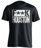 fuck houston astros new york yankees black shirt censored