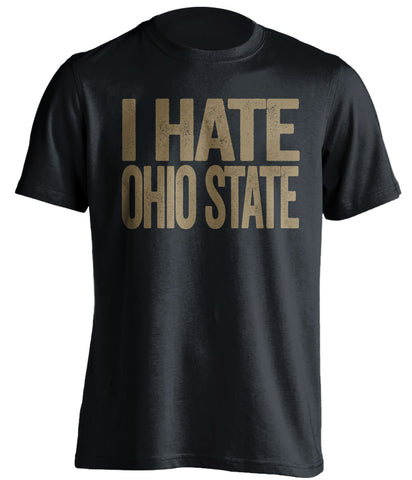 i hate ohio state osu purdue boilermakers black tshirt