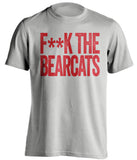fuck the bearcats censored grey tshirt UM redhawks fan