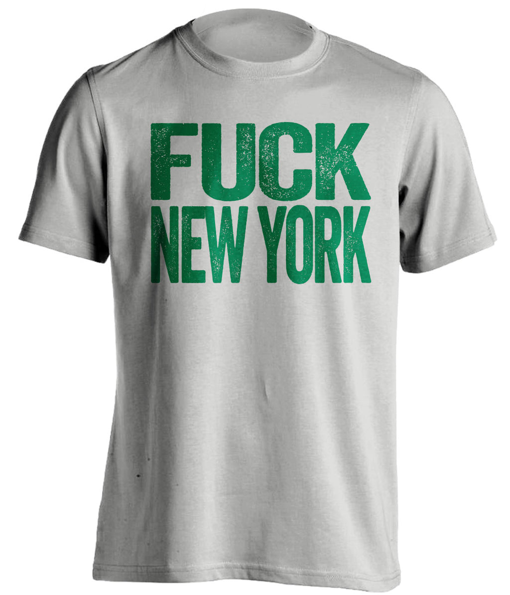 fuck new york philadelphia eagles fan grey tshirt uncensored