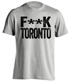 fuck toronto raptors brooklyn nets grey tshirt censored