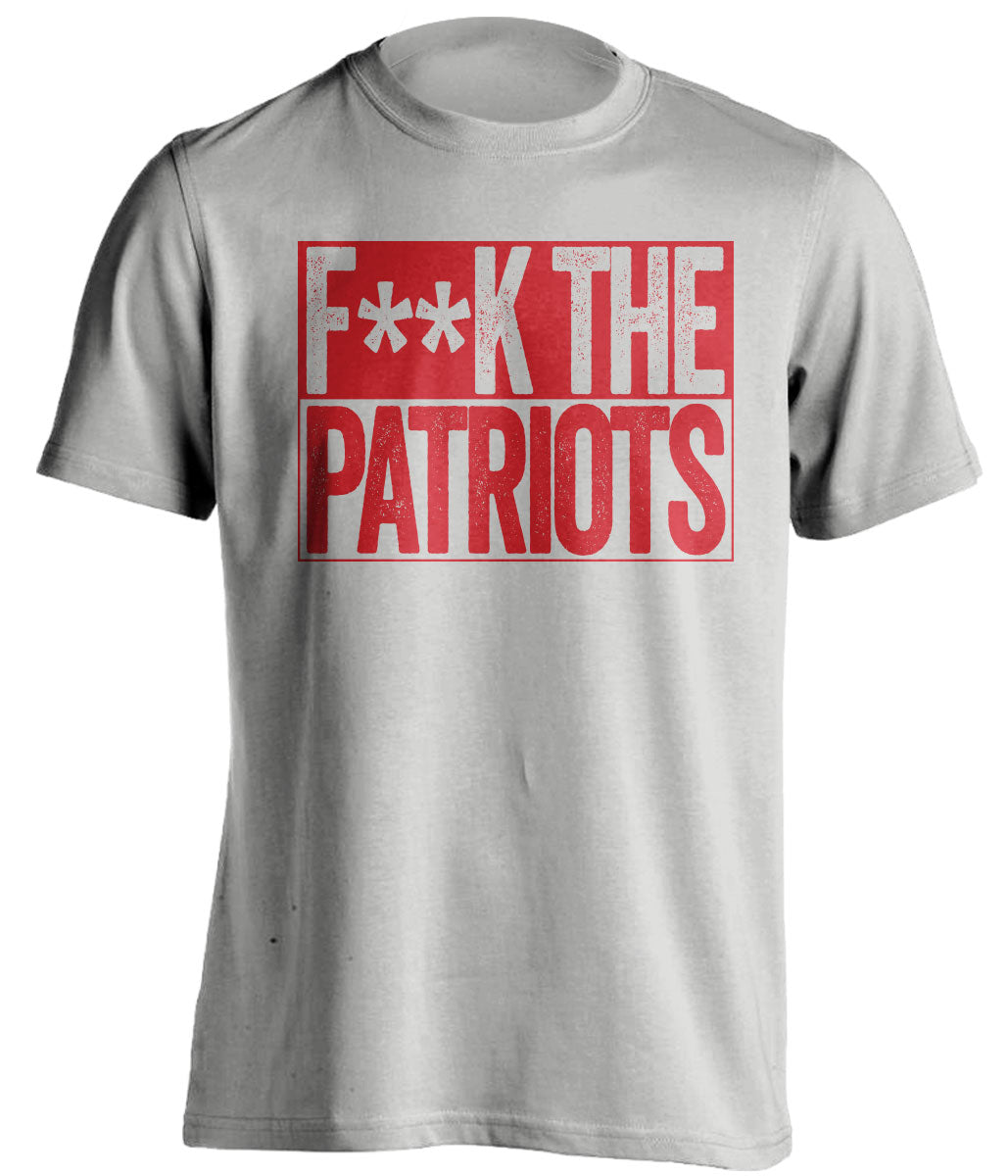 fuck the patriots grey shirt kc chiefs censored