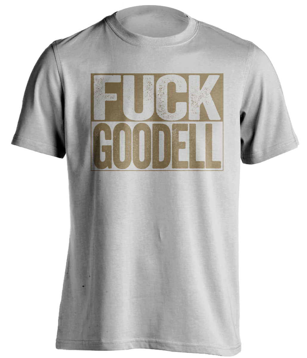 fuck goodell new orleans saints fan uncensored grey tshirt