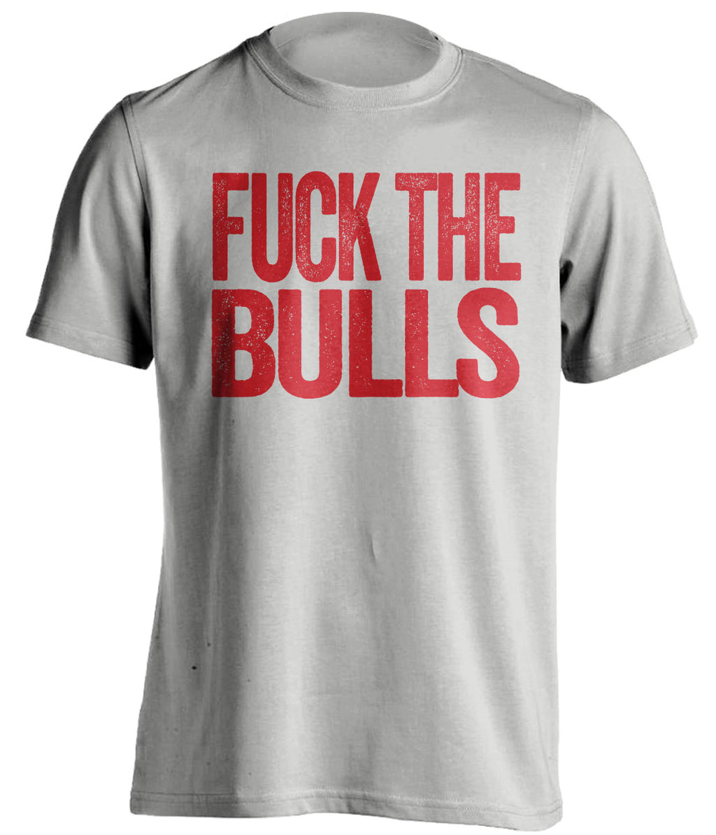 fuck the bulls detroit pistons grey fan shirt uncensored