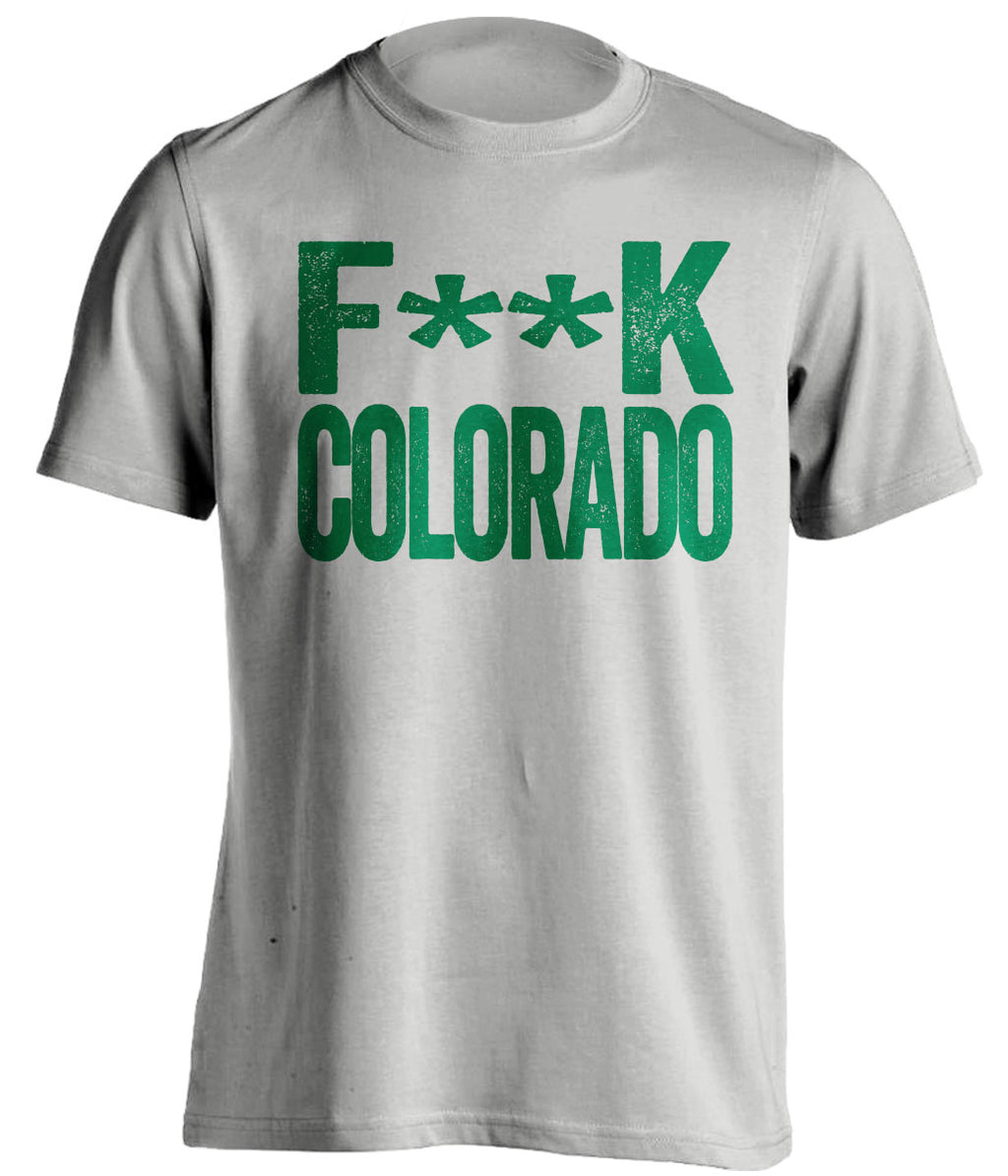fuck colorado avs dallas stars grey tshirt censored