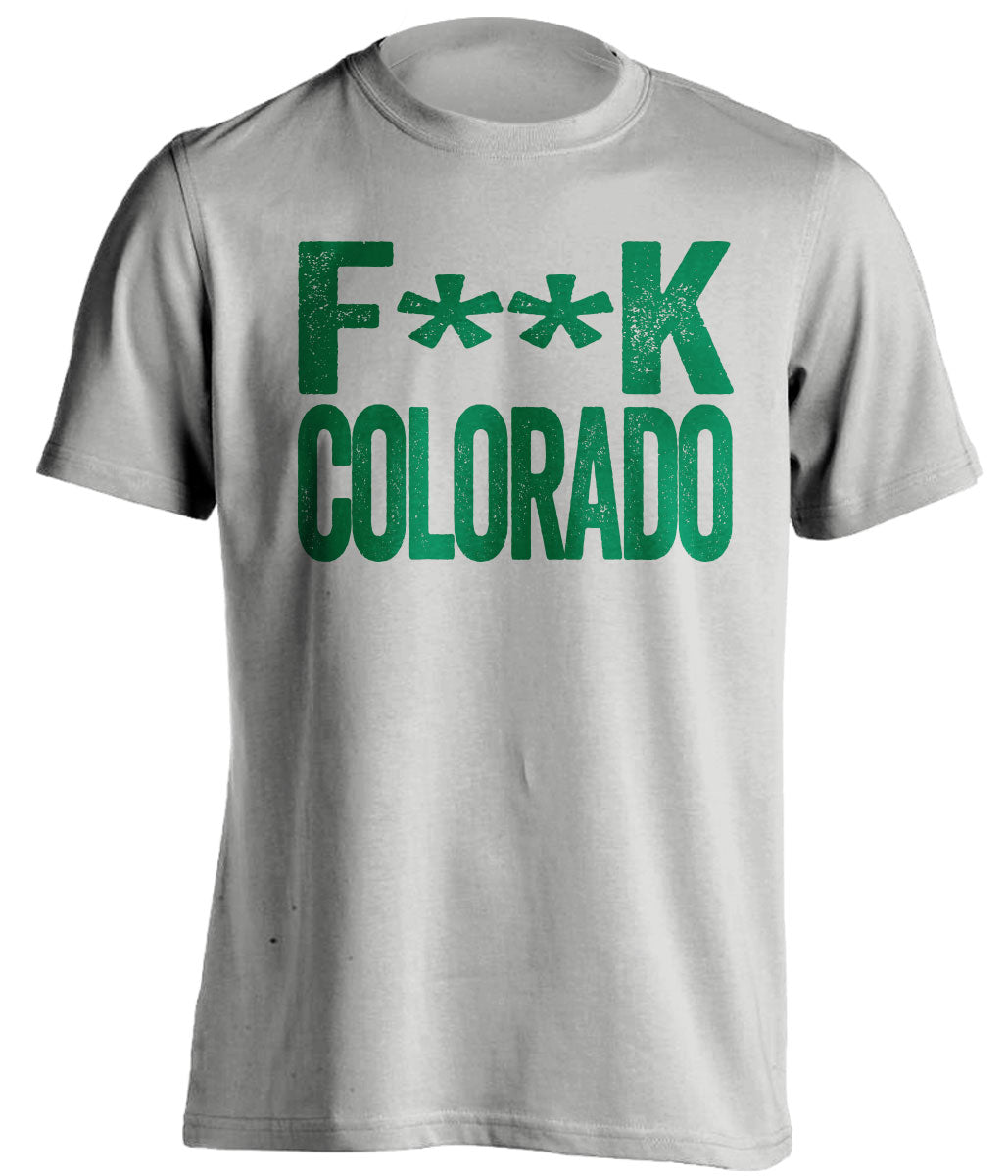 fuck colorado avs dallas stars grey tshirt censored