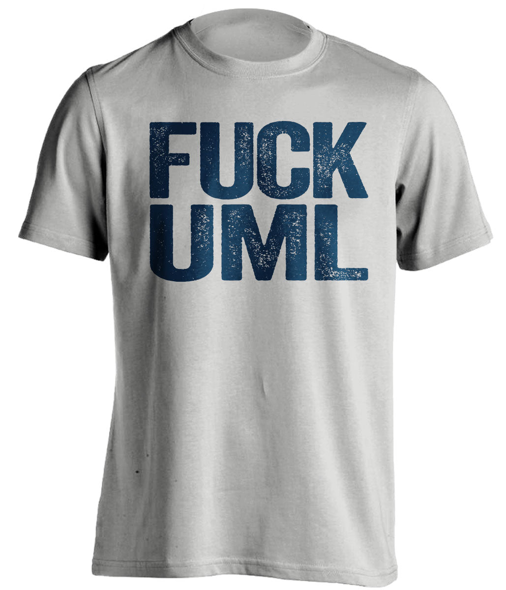 fuck uml lowell merrimack warriors grey tshirt uncensored