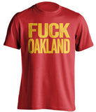 fuck oakland raiders kansas city chiefs red shirt censored