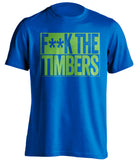 fuck the portland timbers seattle sounders fan shirt