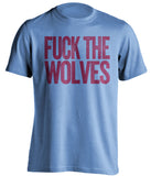 fuck the wolves blue shirt aston villa fans uncensored