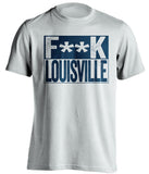 fuck louisville tshirt memphis fans white and blue censored