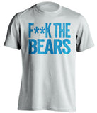 fuck the bears detroit lions fan censored white shirt