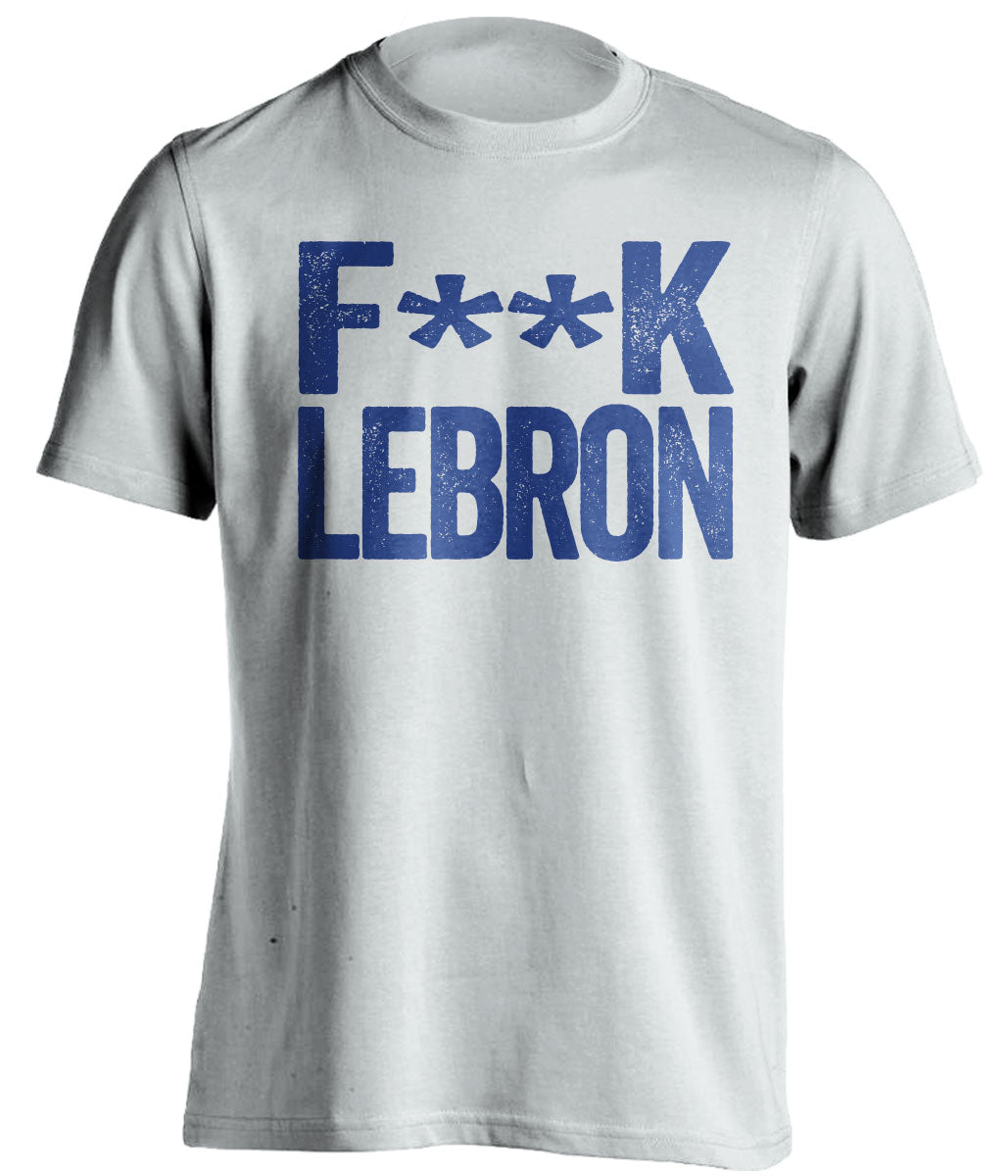 fuck lebron james LA clippers fan white tshirt censored