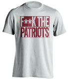 FUCK THE PATRIOTS - Patriots Haters Shirt - Garnet and Gold Version - Box Design - Beef Shirts