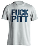 FUCK PITT - West Virginia Mountaineers Fan T-Shirt - Text Design - Beef Shirts
