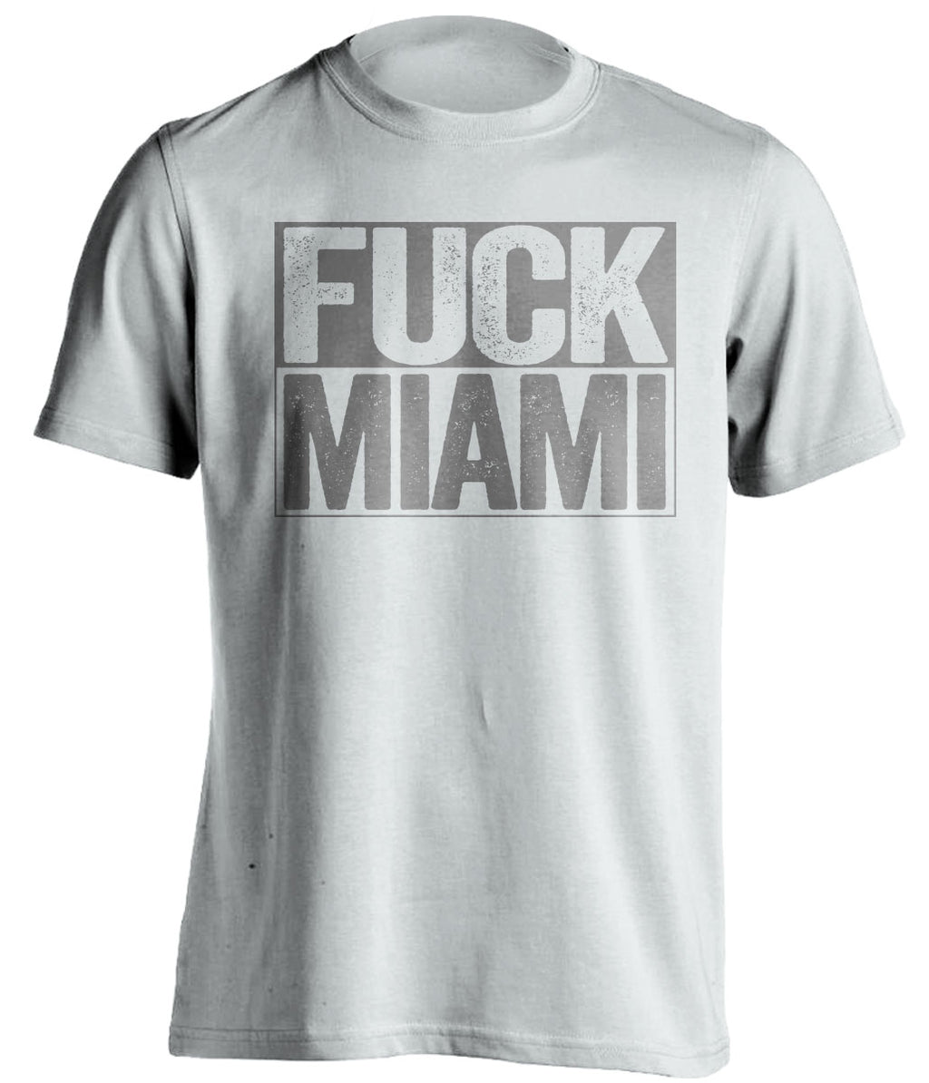 fuck miami heat san antonio spurs tshirt