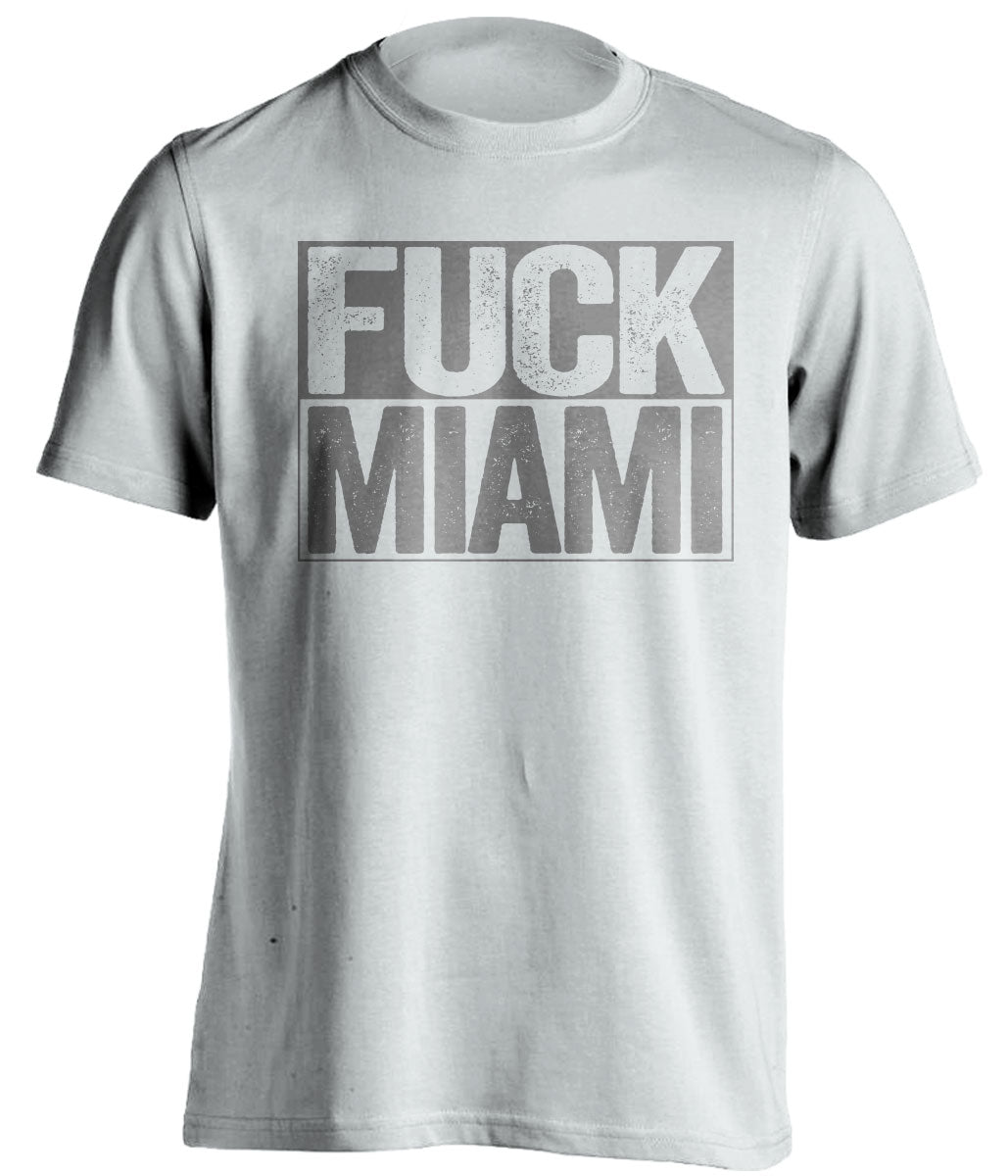 fuck miami heat san antonio spurs tshirt
