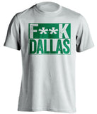 fuck dallas cowboys eagles nyj jets white shirt censored