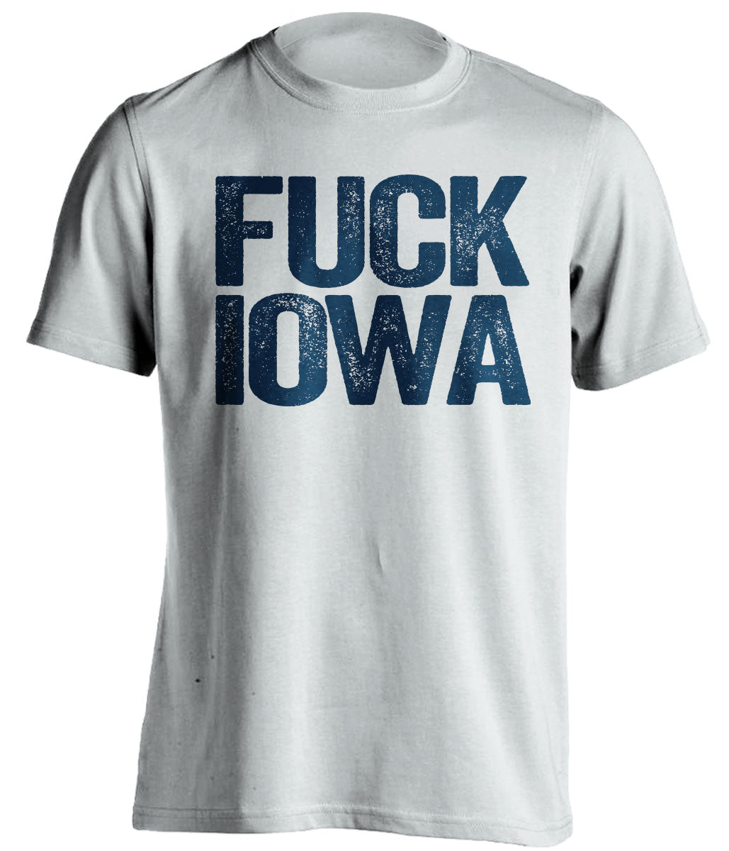 fuck iowa uncensored white tshirt penn state fans