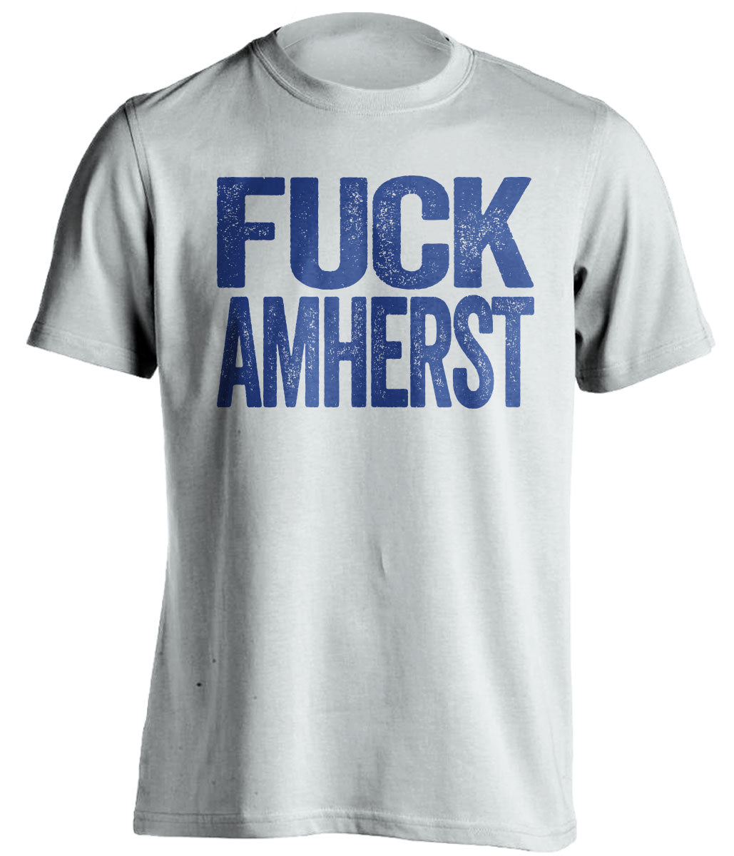 fuck amherst uml lowell river hawks white tshirt uncensored