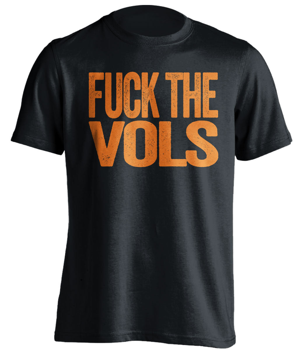 fuck the vols florida gators uncensored fan black shirt