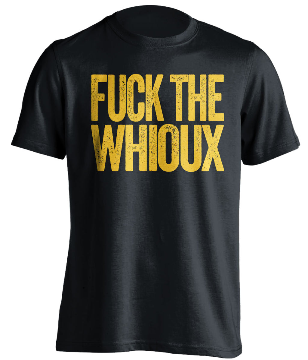 fuck the whioux uncensored black tshirt minnesota gophers fan