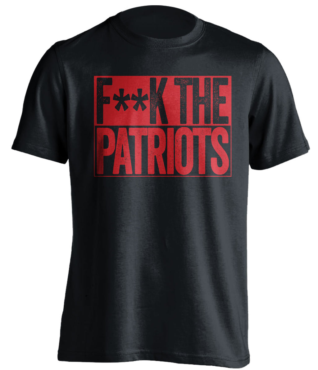 fuck the patriots black shirt kc chiefs censored