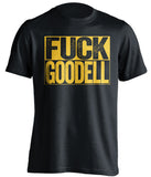 fuck goodell black and gold tshirt uncensored