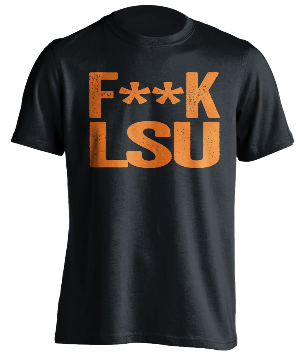 fuck lsu censored black tshirt for auburn fans